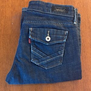 Levi's 547 Platinum Flare Jeans- Blue